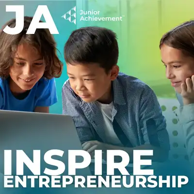 JA Students using computer for lessons
